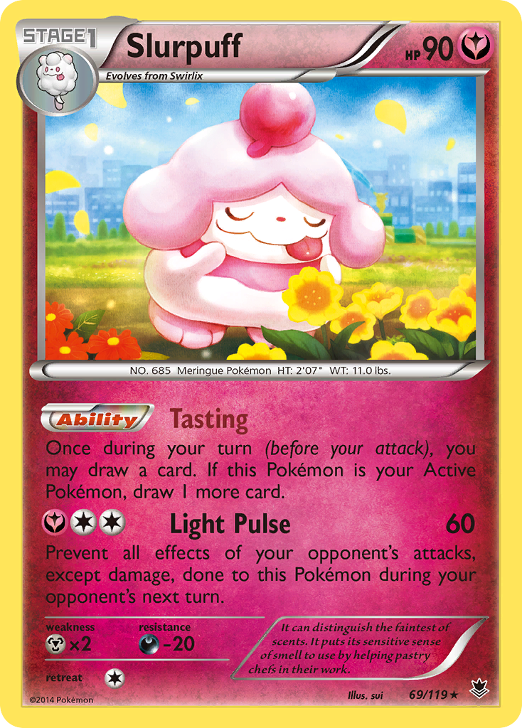 Slurpuff (69/119) [XY: Phantom Forces] | Dumpster Cat Games