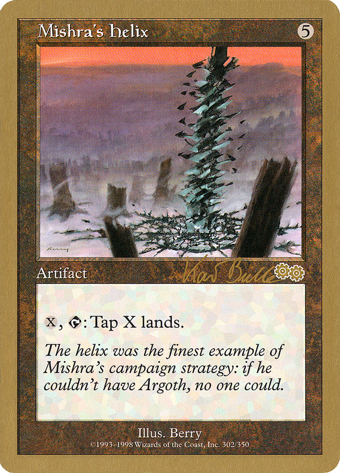 Mishra's Helix (Kai Budde) [World Championship Decks 1999] | Dumpster Cat Games