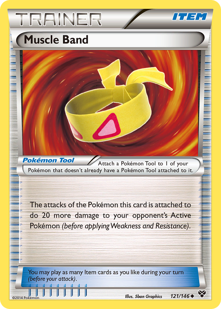 Muscle Band (121/146) [XY: Base Set] | Dumpster Cat Games