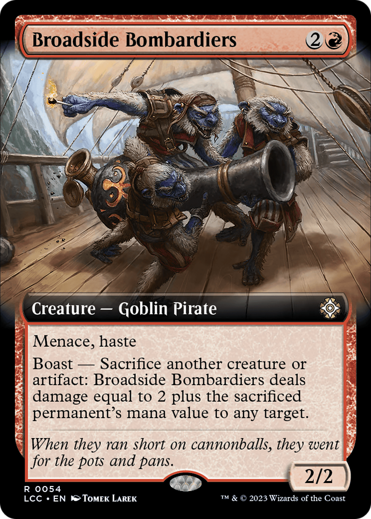 Broadside Bombardiers (Extended Art) [The Lost Caverns of Ixalan Commander] | Dumpster Cat Games