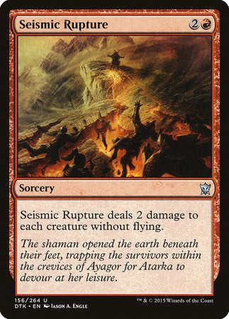 Seismic Rupture [Dragons of Tarkir] | Dumpster Cat Games