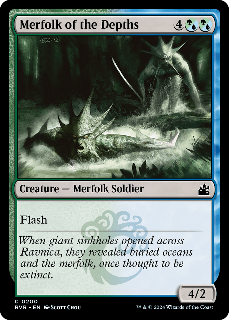 Merfolk of the Depths [Ravnica Remastered] | Dumpster Cat Games