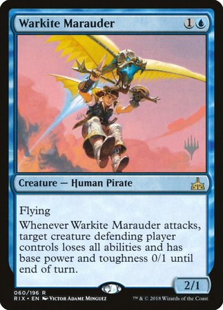 Warkite Marauder [Rivals of Ixalan Promos] | Dumpster Cat Games