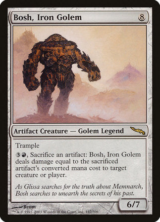 Bosh, Iron Golem [Mirrodin] | Dumpster Cat Games