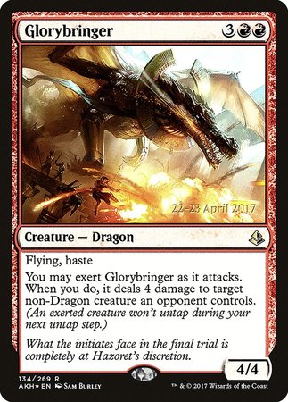 Glorybringer [Amonkhet Promos] | Dumpster Cat Games