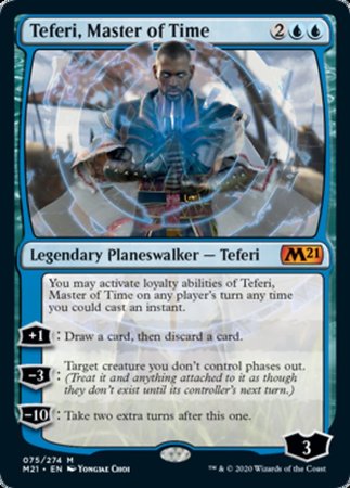 Teferi, Master of Time [Core Set 2021] | Dumpster Cat Games