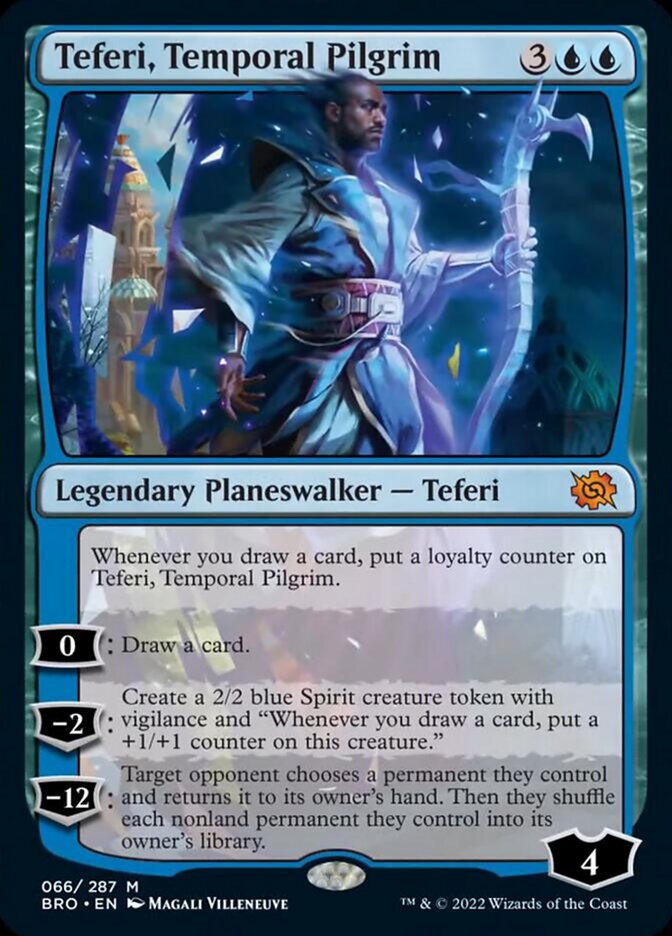 Teferi, Temporal Pilgrim [The Brothers' War] | Dumpster Cat Games