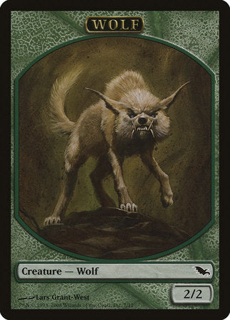 Wolf Token [Shadowmoor Tokens] | Dumpster Cat Games