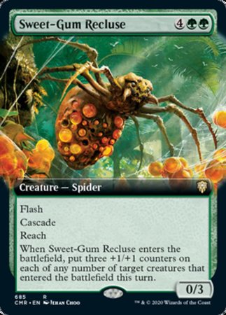 Sweet-Gum Recluse (Extended Art) [Commander Legends] | Dumpster Cat Games