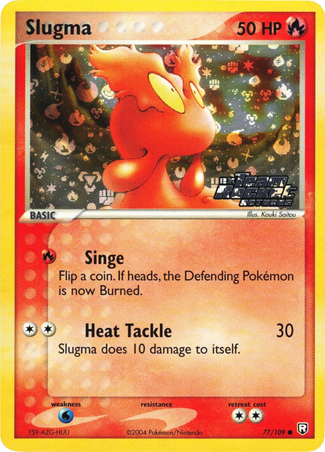 Slugma (77/109) (Stamped) [EX: Team Rocket Returns] | Dumpster Cat Games