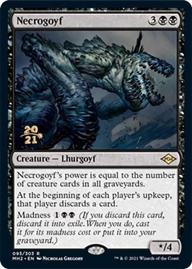 Necrogoyf [Modern Horizons 2 Prerelease Promos] | Dumpster Cat Games