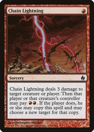 Chain Lightning [Premium Deck Series: Fire and Lightning] | Dumpster Cat Games