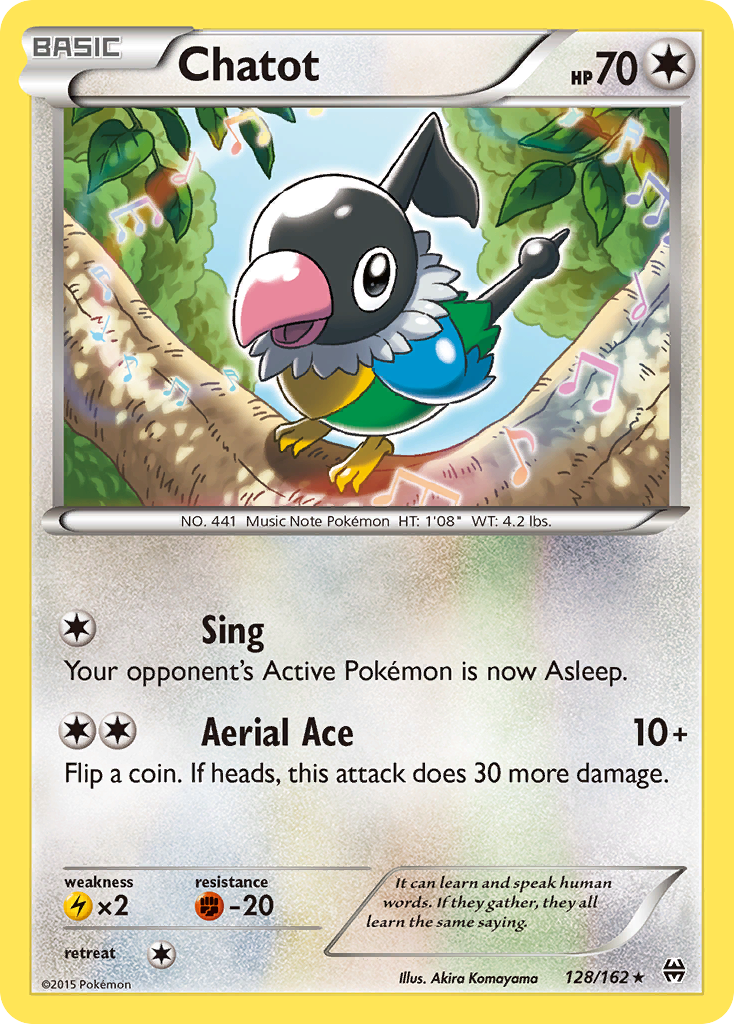 Chatot (128/162) [XY: BREAKthrough] | Dumpster Cat Games