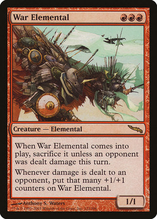 War Elemental [Mirrodin] | Dumpster Cat Games