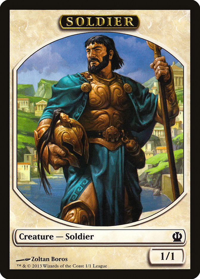 Soldier (Zoltan Boros) [League Tokens 2013] | Dumpster Cat Games