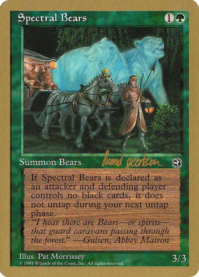 Spectral Bears (Svend Geertsen) [World Championship Decks 1997] | Dumpster Cat Games