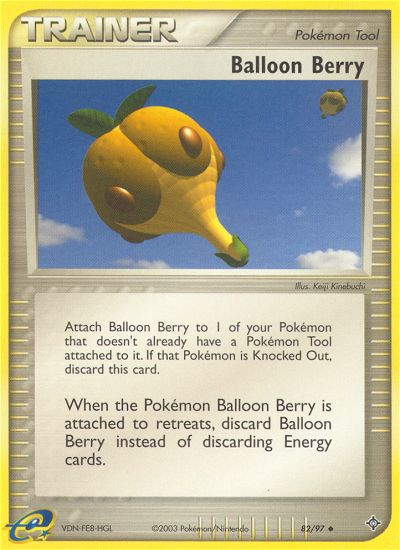 Balloon Berry (82/97) [EX: Dragon] | Dumpster Cat Games