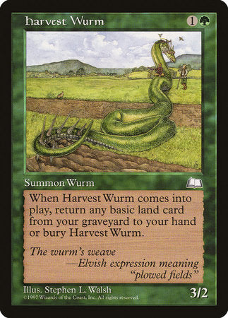 Harvest Wurm [Weatherlight] | Dumpster Cat Games