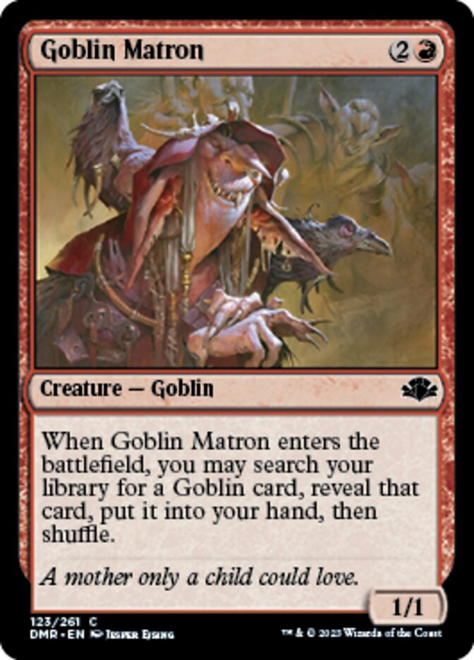 Goblin Matron [Dominaria Remastered] | Dumpster Cat Games