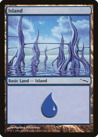 Island (293) [Mirrodin] | Dumpster Cat Games