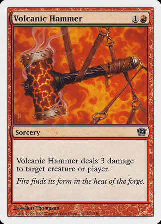 Volcanic Hammer [Ninth Edition] | Dumpster Cat Games