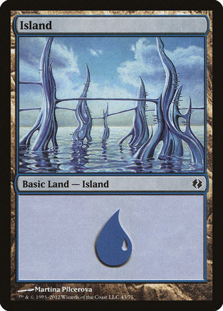 Island (43) [Duel Decks: Venser vs. Koth] | Dumpster Cat Games