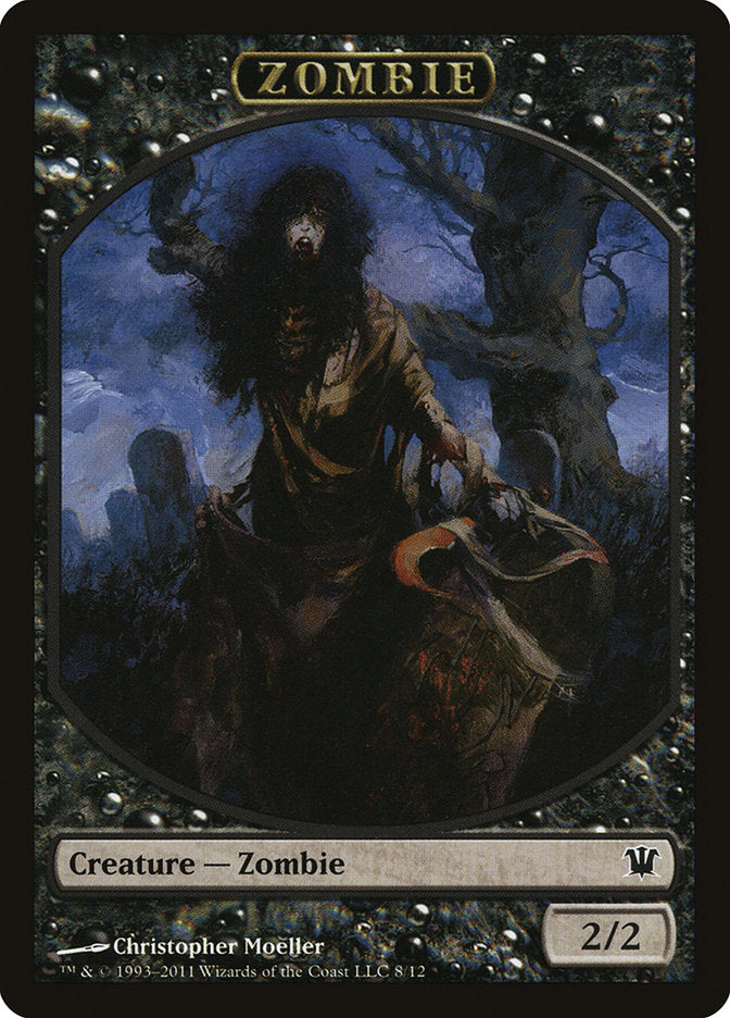 Zombie (8/12) [Innistrad Tokens] | Dumpster Cat Games