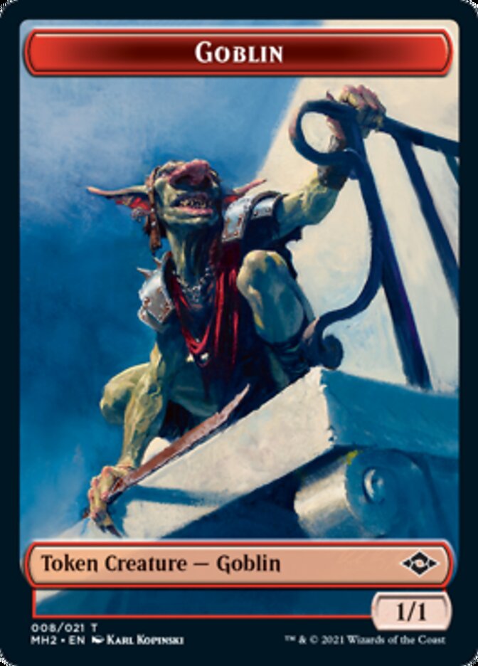 Goblin Token [Modern Horizons 2 Tokens] | Dumpster Cat Games