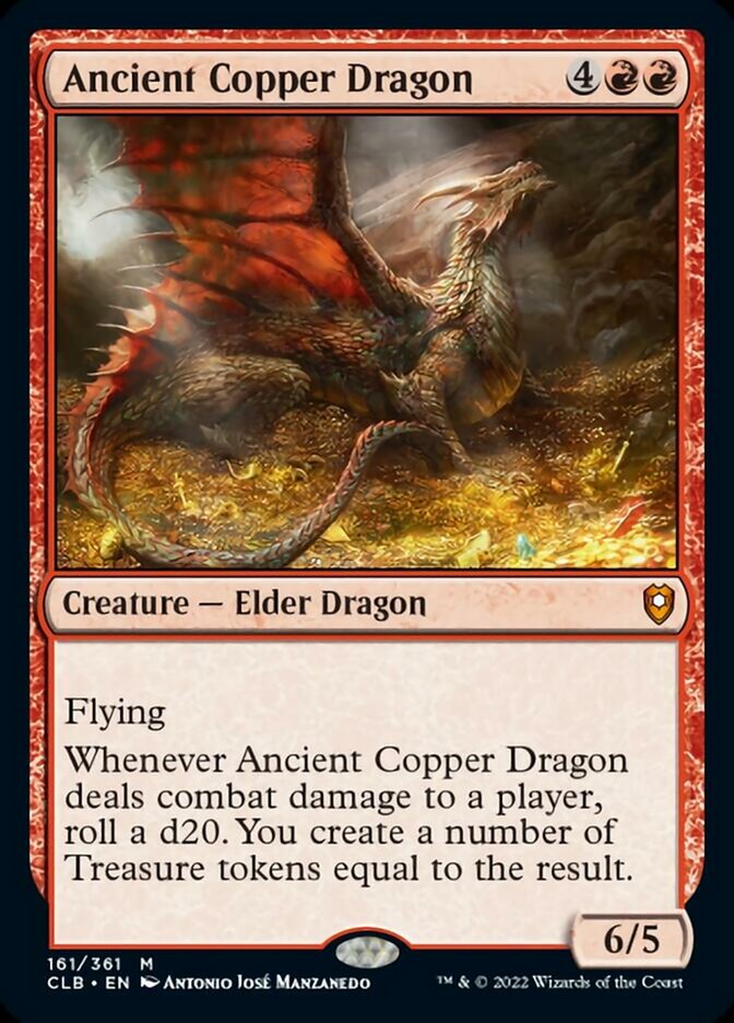 Ancient Copper Dragon [Commander Legends: Battle for Baldur's Gate] | Dumpster Cat Games