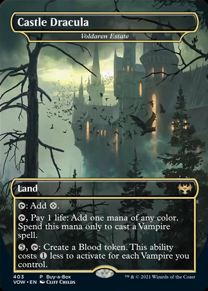 Voldaren Estate - Castle Dracula (Buy-A-Box) [Innistrad: Crimson Vow] | Dumpster Cat Games