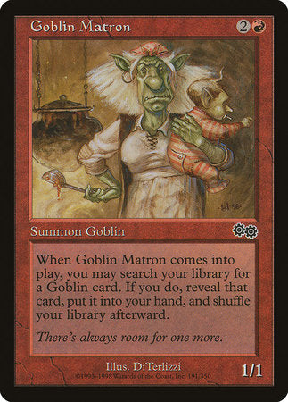 Goblin Matron [Urza's Saga] | Dumpster Cat Games