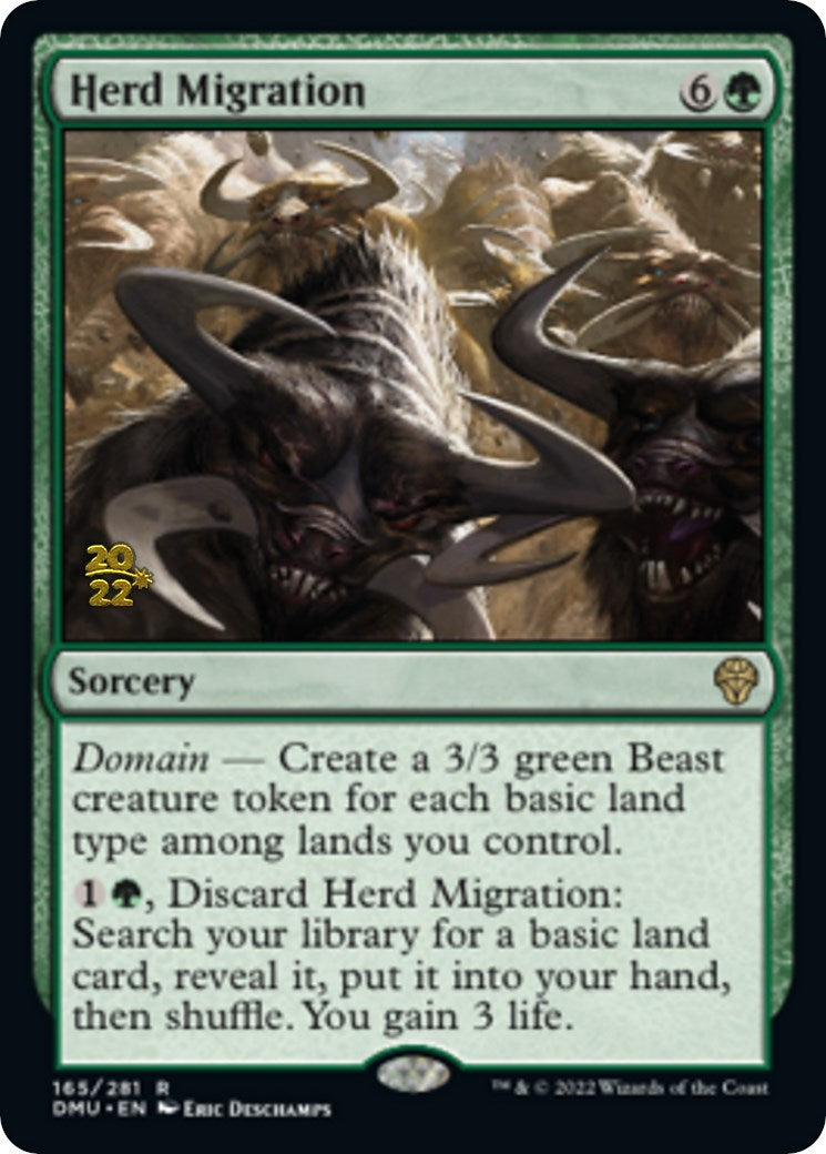 Herd Migration [Dominaria United Prerelease Promos] | Dumpster Cat Games