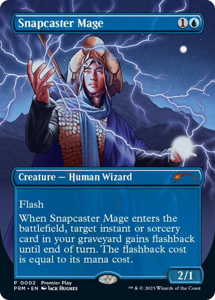 Snapcaster Mage (Borderless Alternate Art) [Regional Championship Qualifiers 2023] | Dumpster Cat Games