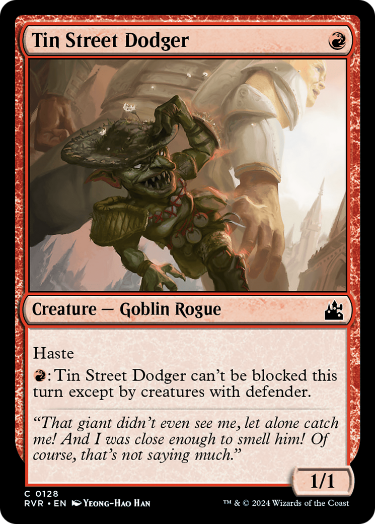 Tin Street Dodger [Ravnica Remastered] | Dumpster Cat Games