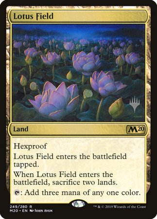 Lotus Field [Core Set 2020 Promos] | Dumpster Cat Games