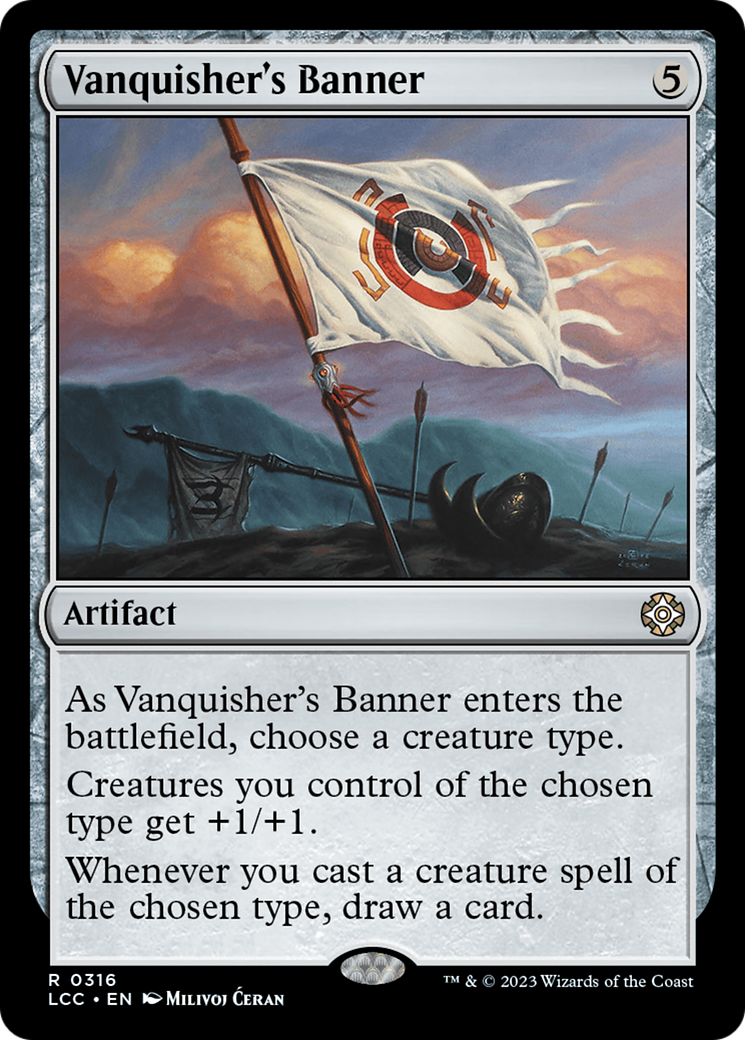 Vanquisher's Banner [The Lost Caverns of Ixalan Commander] | Dumpster Cat Games