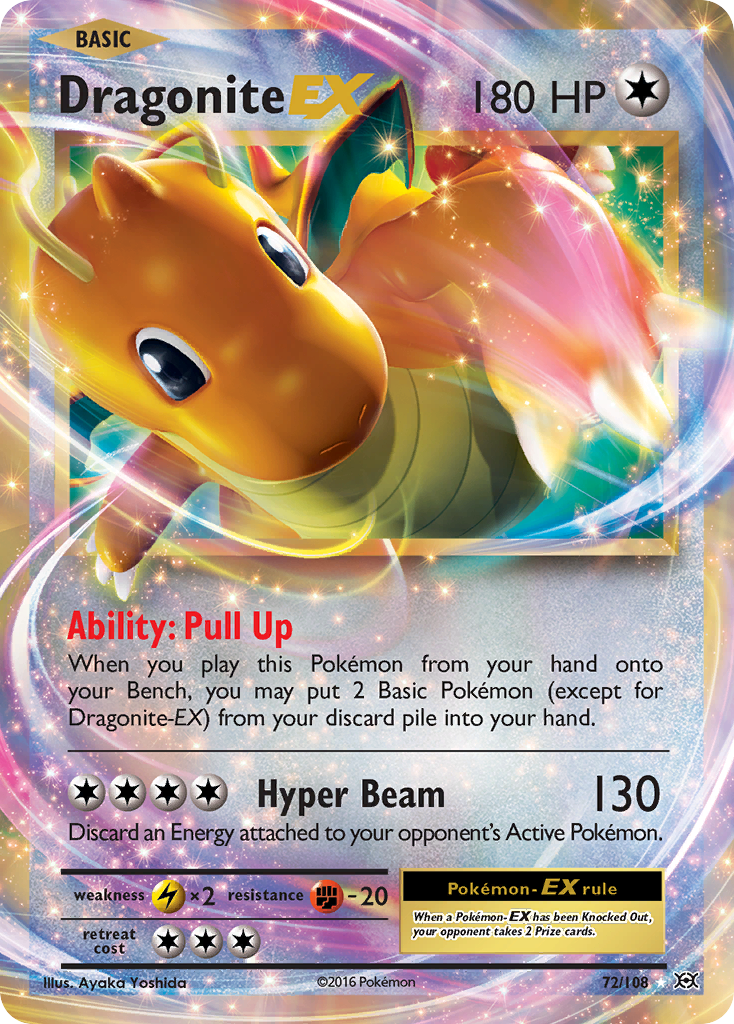 Dragonite EX (72/108) [XY: Evolutions] | Dumpster Cat Games