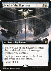 Maul of the Skyclaves (Extended Art) [Zendikar Rising] | Dumpster Cat Games