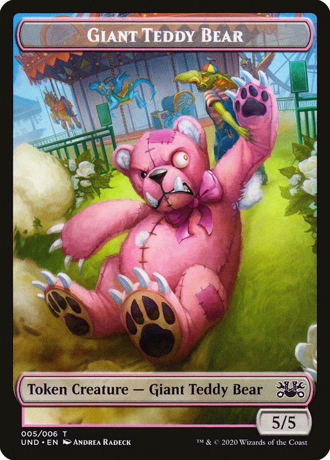 Giant Teddy Bear // Acorn Stash Double-sided Token [Unsanctioned Tokens] | Dumpster Cat Games