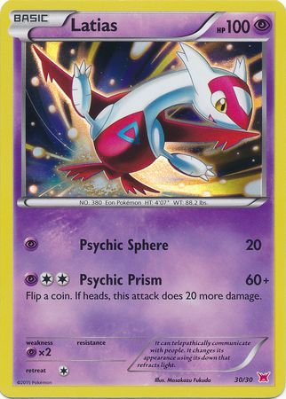 Latias (30/30) [XY: Trainer Kit 2 - Latias] | Dumpster Cat Games