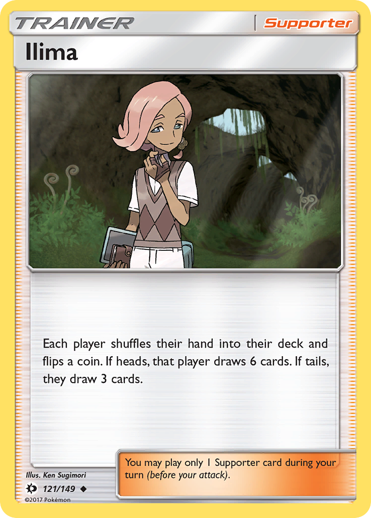 Ilima (121/149) [Sun & Moon: Base Set] | Dumpster Cat Games