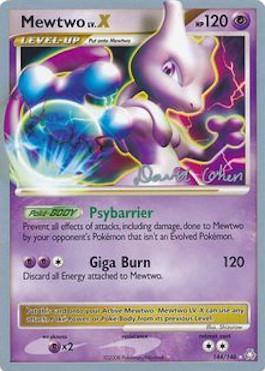 Mewtwo LV.X (144/146) (Stallgon - David Cohen) [World Championships 2009] | Dumpster Cat Games