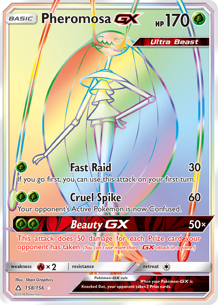 Pheromosa GX (158/156) [Sun & Moon: Ultra Prism] | Dumpster Cat Games