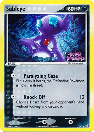 Sableye (31/110) (Stamped) [EX: Holon Phantoms] | Dumpster Cat Games