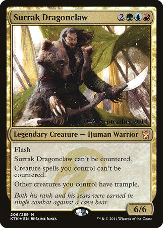 Surrak Dragonclaw [Khans of Tarkir Promos] | Dumpster Cat Games