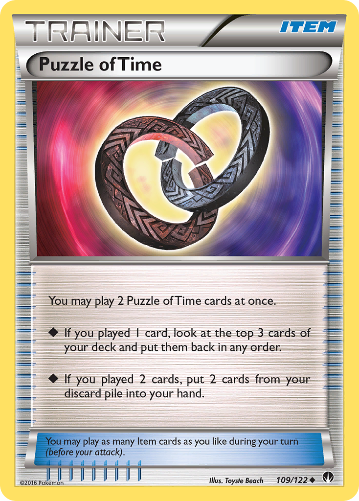 Puzzle of Time (109/122) [XY: BREAKpoint] | Dumpster Cat Games