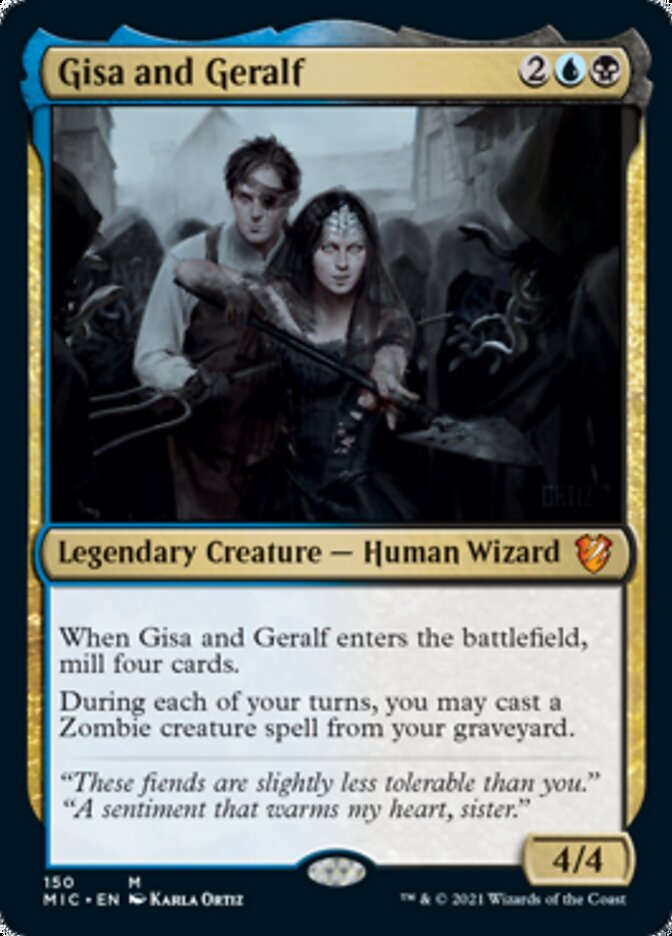 Gisa and Geralf [Innistrad: Midnight Hunt Commander] | Dumpster Cat Games