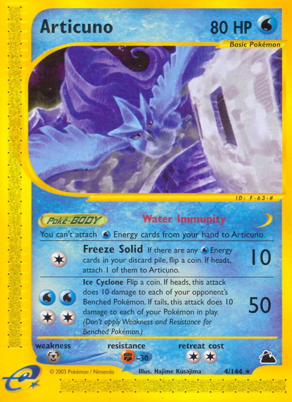 Articuno (4/144) [Skyridge] | Dumpster Cat Games