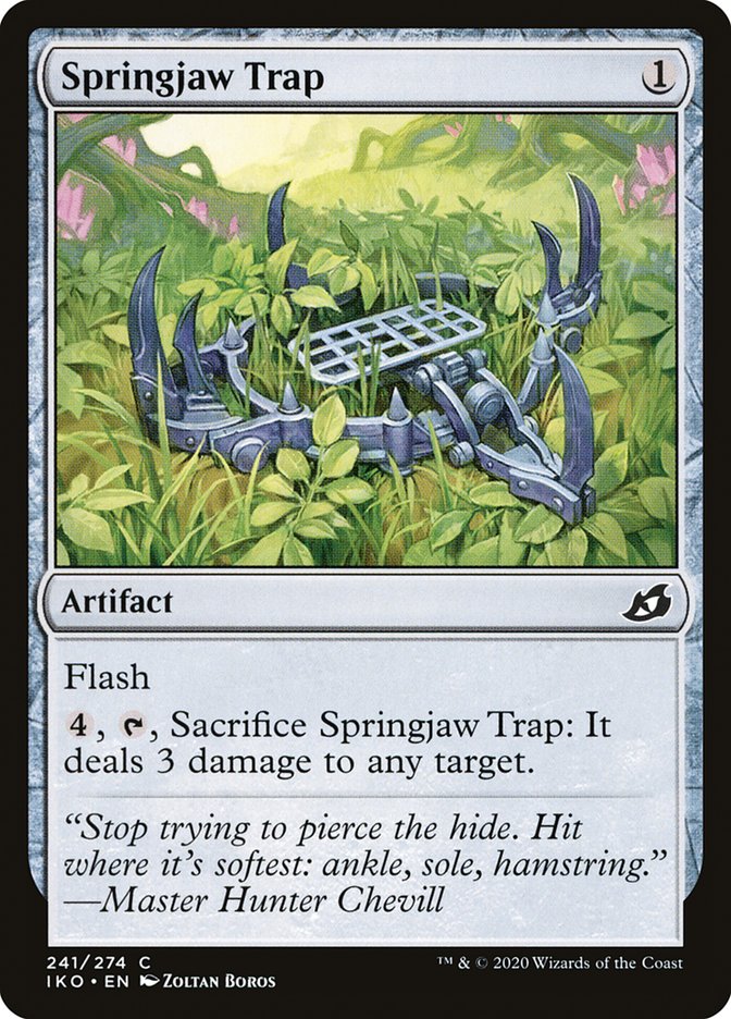 Springjaw Trap [Ikoria: Lair of Behemoths] | Dumpster Cat Games