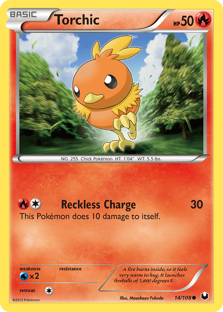 Torchic (14/108) [Black & White: Dark Explorers] | Dumpster Cat Games